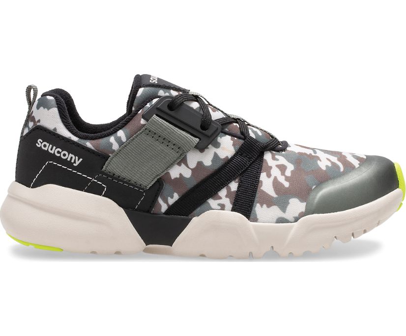 Saucony Vertex Spets Sneakers Barn Olivgröna Camo | Sverige 361KOR